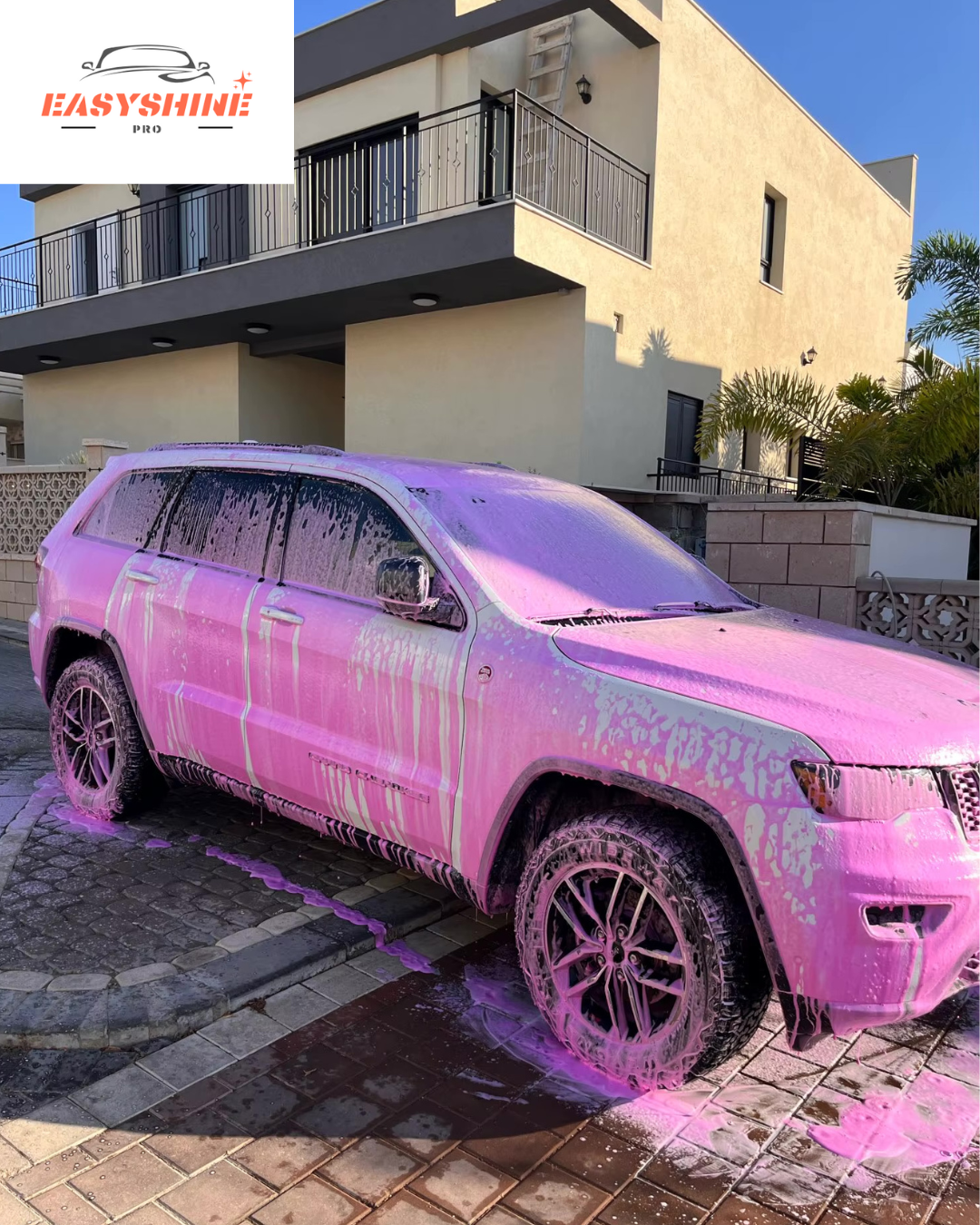 Shampooing Moussant Cire Rose